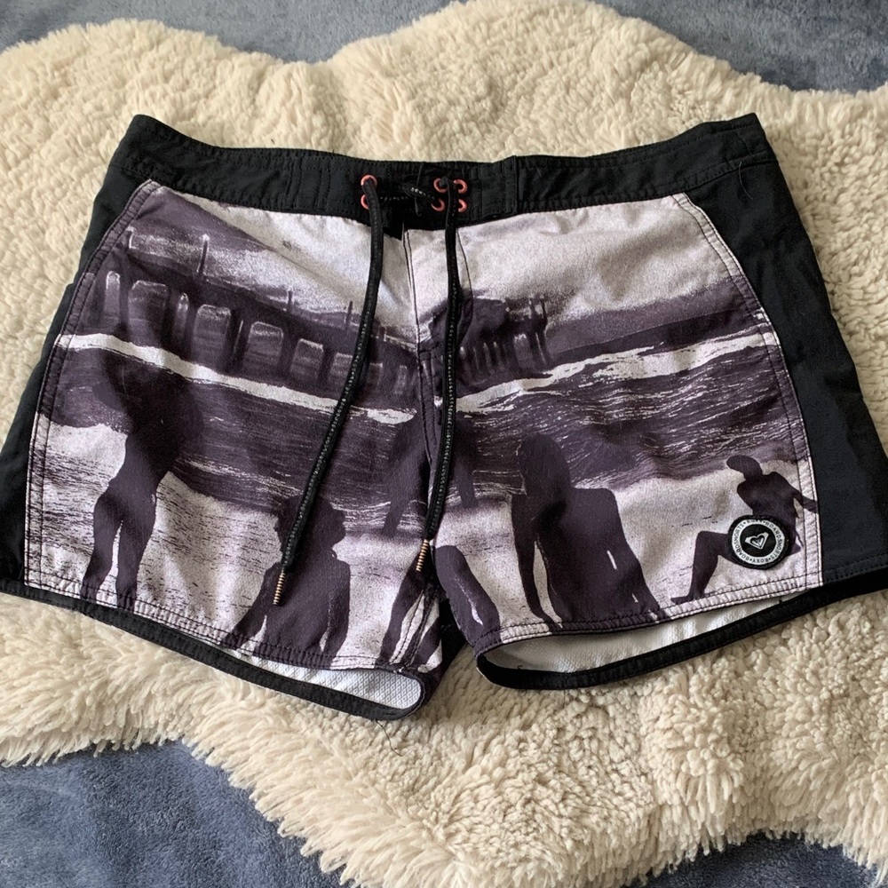 Roxy Monochrome Patterned Boardshorts